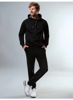 Trigema Jogginganzug aus Biobaumwolle schwarz