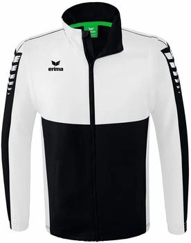 Erima Six Wings Jacke abnehmbaren Ärmeln black white