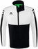 Erima Six Wings Jacke abnehmbaren Ärmeln black white