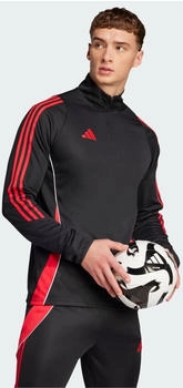 Adidas Tiro 24 Trainingsoberteil Black / Pure Ruby (JN4565) – Praktisches Material für intensive Trainingswochen