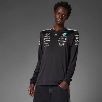 Adidas MERCEDES - AMG PETRONAS FORMULA ONE TEAM DRIVER LONGSLEEVE Black / White (JW5364)
