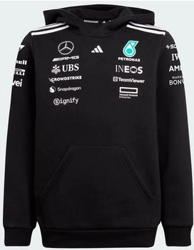 Adidas MERCEDES - AMG PETRONAS FORMULA ONE TEAM HOOD Black / White (JX0683)
