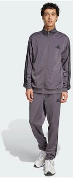 Adidas Sportswear Basic 3-Streifen Tricot Trainingsanzug Grey Strata (JI8856)