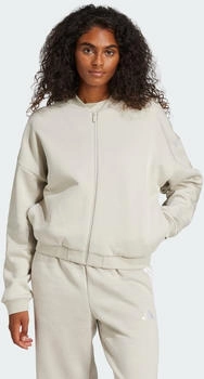 Adidas Essentials Contemporary Logo Bomberjacke Beige (JD9972)