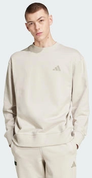 Adidas MERCEDES - AMG PETRONAS FORMULA ONE TEAM PREMIUM SWEATSHIRT Beige / Putty Beige (JW3091)