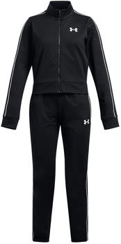Under Armour Icon Knit Trainingsanzug schwarz wei&szlig;