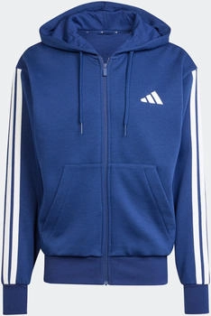 Adidas Sportsweatjacke blau wei&szlig;