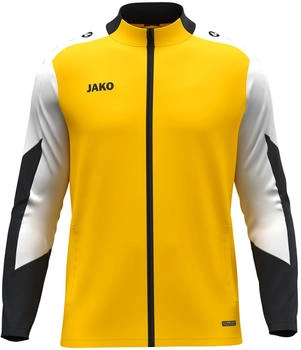 JAKO Dynamic Polyesterjacke Kinder gelb weiß schwarz