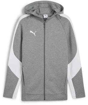Puma Kapuzenjacke Teamevostripe grau