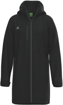 Erima Stadionjacke Wintermantel schwarz