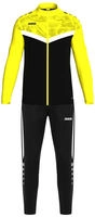 Jako M9124-808, Jako Polyesteranzug Iconic - schwarz/soft yellow - M