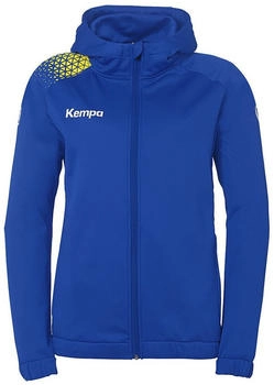 Kempa Ambition Kapuzen-Trainingsjacke royal limonengelb