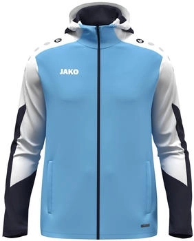 JAKO Dynamic Trainingsjacke Kapuze 431 skyblue wei&szlig; marine