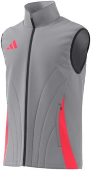 Adidas Tiro Competition Winterized Fu&szlig;ball Weste IY0136 light onix shock red