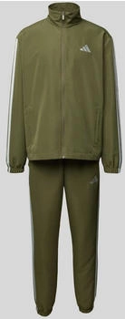 Adidas Trainingsanzug Streifen oliv