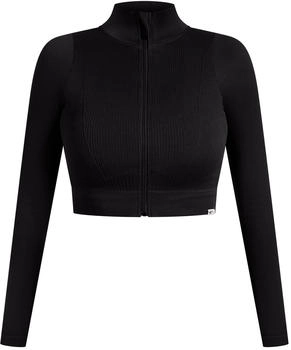 Smilodox Trainingsjacke Slim Zeya schwarz