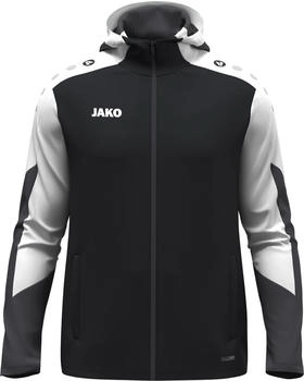 JAKO Dynamic Trainingsjacke Kapuze Kinder 826 schwarz wei&szlig; anthrazit