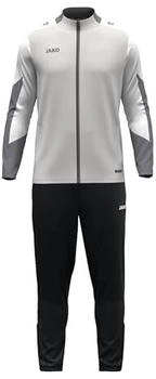 JAKO Trainingsanzug Dynamic hellgrau weiss grau