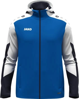 JAKO Dynamic Trainingsjacke Kapuze Kinder royal wei&szlig; marine