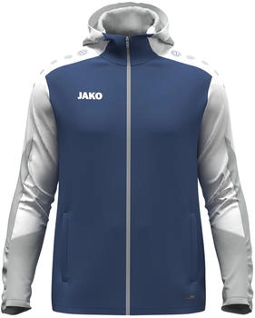 JAKO Dynamic Trainingsjacke Kapuze 921 nachtblau wei&szlig; hellgrau