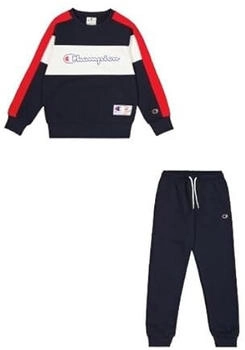 Champion legacy retro sport b 306862 ultraleichter weicher kompakter powerblend-fleece-trainingsanzug rundhalsausschnitt