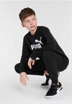 Puma ESS NO LOGO CREW SWEAT SUIT TR B Trainingsanzug schwarz