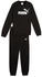 Puma ESS NO LOGO CREW SWEAT SUIT TR B Trainingsanzug schwarz