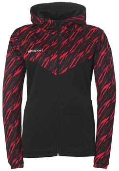 Uhlsport Progressive Multi Kapuzenjacke schwarz rot