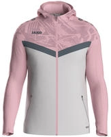 Jako 6824-851-K, Jako Kapuzenjacke Iconic Kinder - soft grey/dusky pink/anthra...