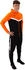 JAKO Kinder-Kapuzenjacke Iconic (6824) schwarz/neonorange