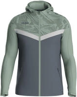 Jako 6824-852-K, Jako Kapuzenjacke Iconic Kinder - anthra light/mintgr&uuml;n/soft grey
