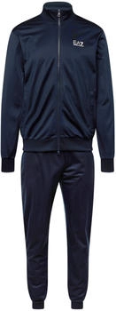Emporio Armani Trainingsanzug Label-Print dunkelblau