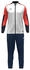 JAKO Trainingsanzug Dynamic weiss coralrot marineblau