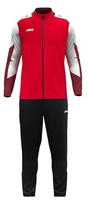 Jako Polyesteranzug Dynamic Kinder - rot/wei&szlig;/dunkelrot - 116