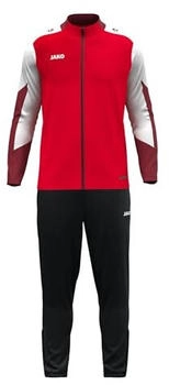 JAKO Trainingsanzug Polyester Dynamic rot weiss dunkelrot