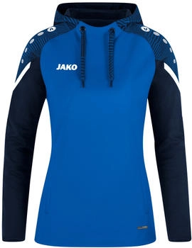 JAKO Damen Kapuzensweat Performance (6722) royalblau/marineblau