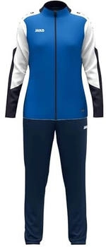 JAKO Polyesteranzug Dynamic Damen royal weiß marine