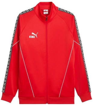 Puma teamKING Anthem Trainingsjacke rot wei&szlig; schwarz