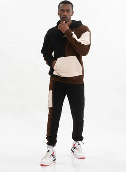 Tom Barron Colorblock Sporty Hoodie Set Sportanzug