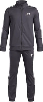 Under Armour Icon Knit Trainingsanzug 025 castlerock halo grau