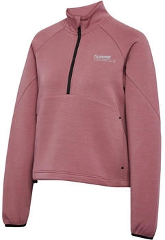Hummel Hmltech Fleece Boxy Half Zip Trainingsjacke pink