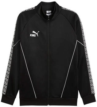 Puma teamKING Anthem Trainingsjacke schwarz weiß