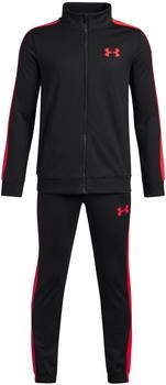 Under Armour Knit Trainingsanzug 006 schwarz racer rot racer rot