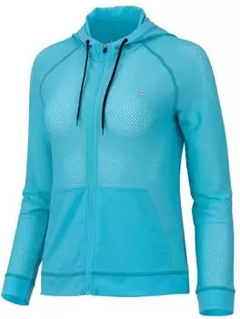 Fila Tennisjacke Erika Kapuze blau schwarz