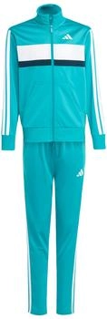 Adidas Tiberio 3-Streifen Tricot Trainingsanzug weiß