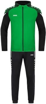 JAKO Trainingsanzug Polyester Performance Kapuze soft green schwarz