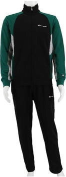 Champion Trainingsanzug Schriftzug dunkelgrün schwarz