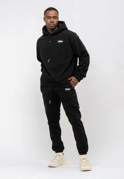 Tom Barron Oversize Trainingsanzug Fleece-Patch-Logo