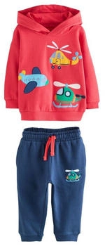 Next Jogginganzug navy hellblau gelb rot