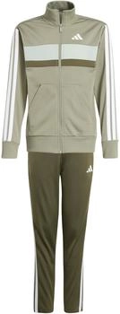 Adidas Sportswear Trainingsanzug J 3S TIBERIO TS 2-tlg silver pebble grey six metallicl grey